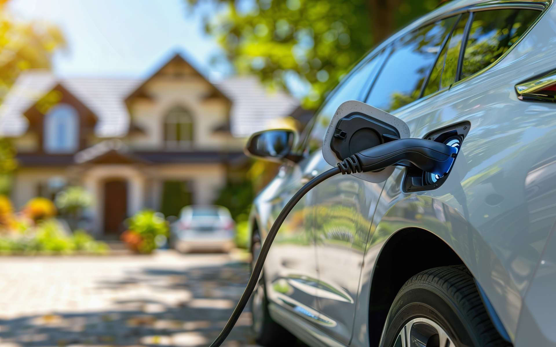 Level 2 EV charger installed at a Stouffville home